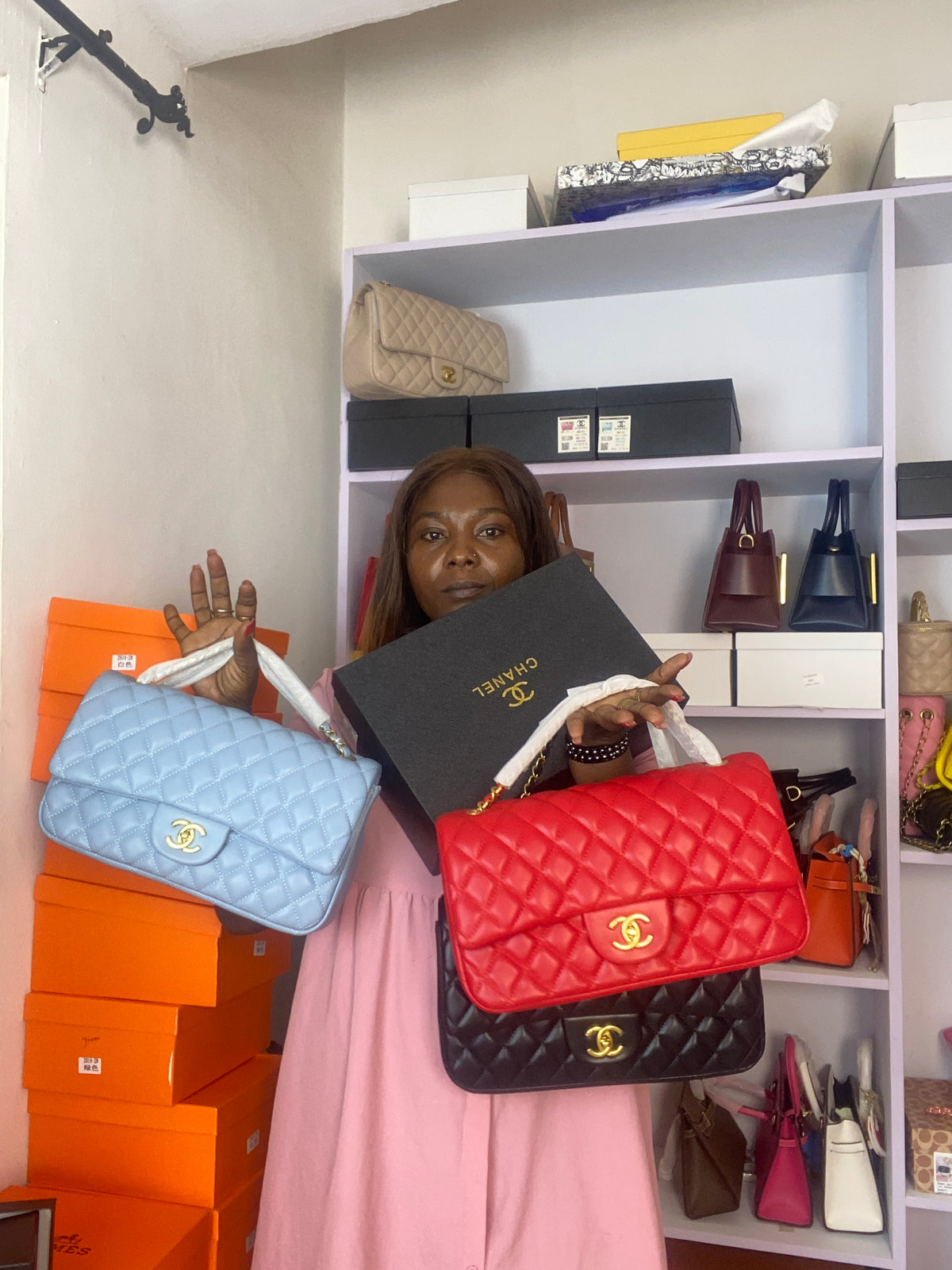 Big size Chanel in box